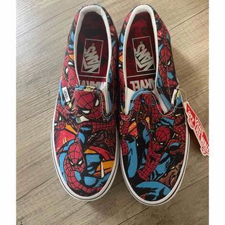 VANS - 値下。vans スパイダーマン　スリッポン　23.5㎝