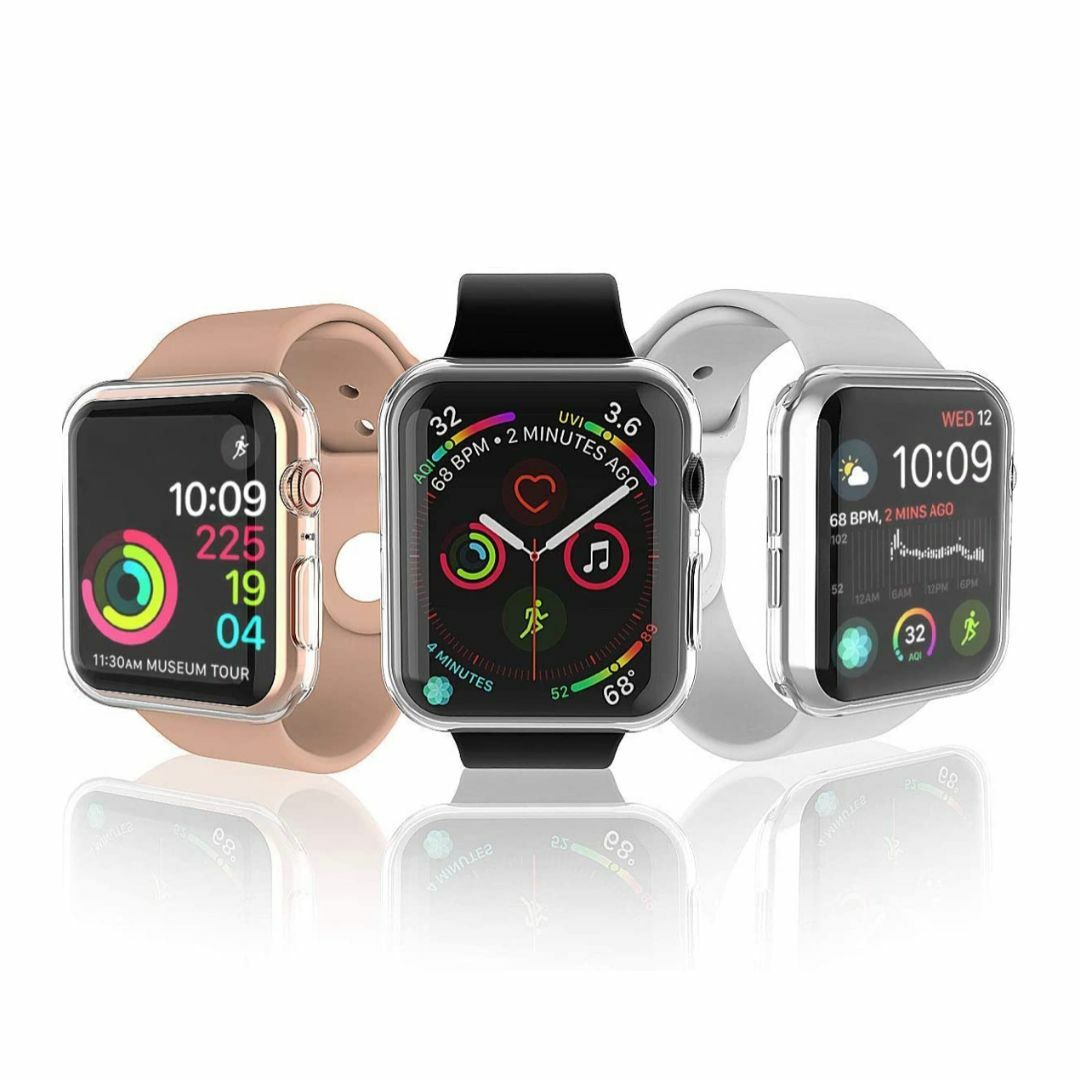 Apple Watch 4/5/6/SE 44mm ケース カバー m0t レディースのファッション小物(腕時計)の商品写真