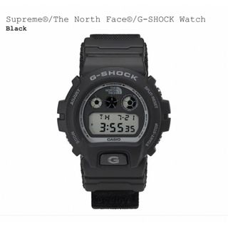 シュプリーム(Supreme)の★supreme north face G-SHOCK black 時計(腕時計(デジタル))