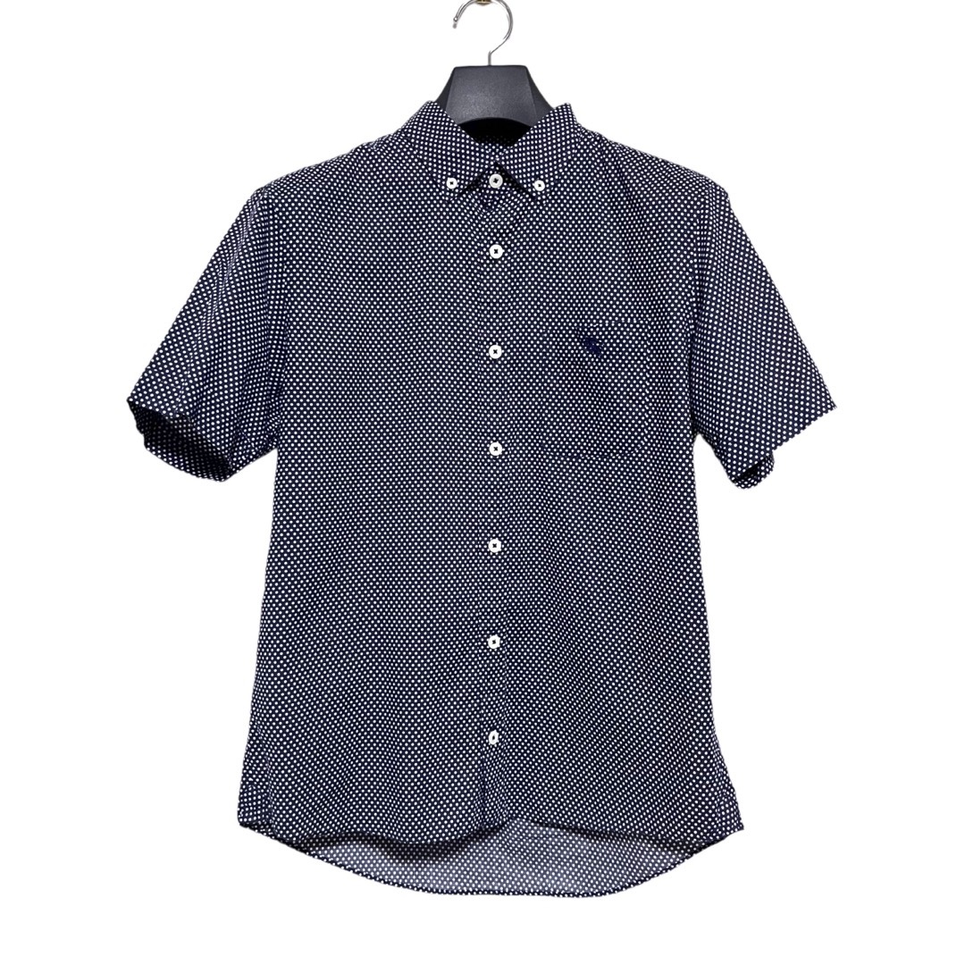 BURBERRY BLACK LABEL(バーバリーブラックレーベル)の匿名発送　美品　バーバリーブラックレーベル　ドットデザインシャツ　サイズ2 メンズのトップス(シャツ)の商品写真