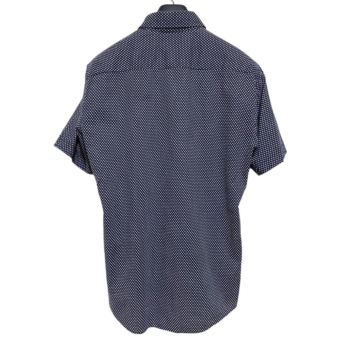 BURBERRY BLACK LABEL(バーバリーブラックレーベル)の匿名発送　美品　バーバリーブラックレーベル　ドットデザインシャツ　サイズ2 メンズのトップス(シャツ)の商品写真