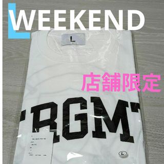 フラグメント(FRAGMENT)のWEEKEND sequel FRAGMENT universityTシャツL白(Tシャツ/カットソー(半袖/袖なし))