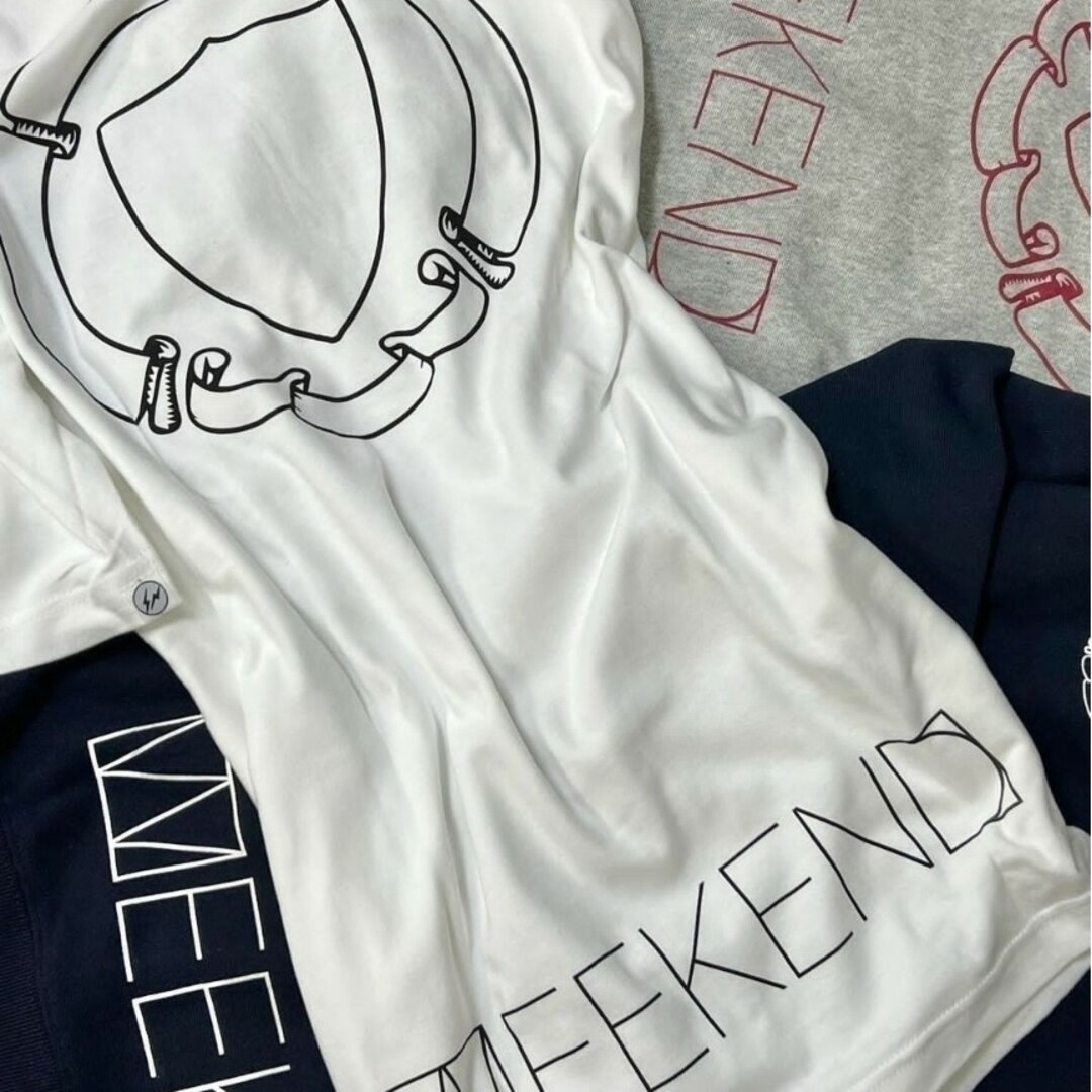 FRAGMENT(フラグメント)のWEEKEND sequel FRAGMENTuniversityTシャツ 黒M メンズのトップス(Tシャツ/カットソー(半袖/袖なし))の商品写真