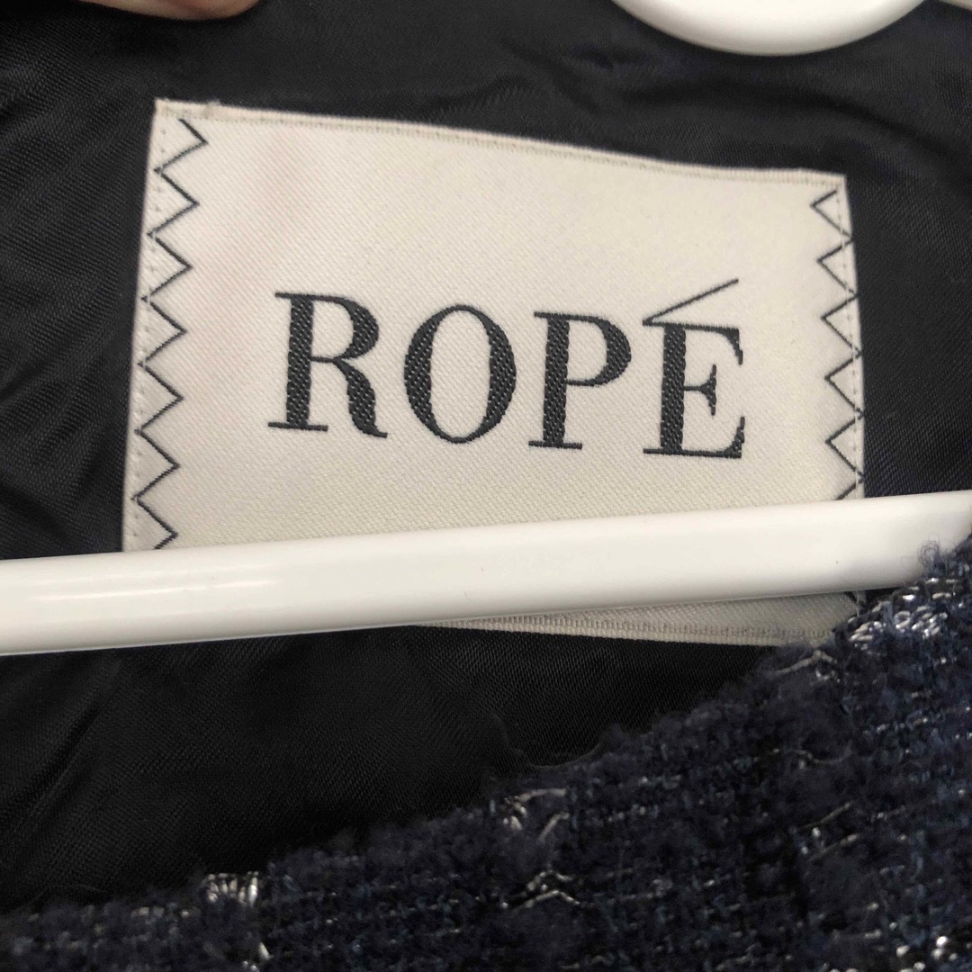 ROPE’(ロペ)のROPE Mサイズ　ツイードトップス　 レディースのトップス(カットソー(半袖/袖なし))の商品写真