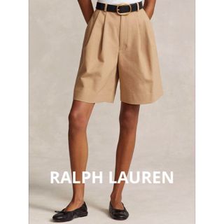 POLO RALPH LAUREN - 新作　RALPH LAUREN ラルフローレン　リネン　ショートパンツ　ベージュ