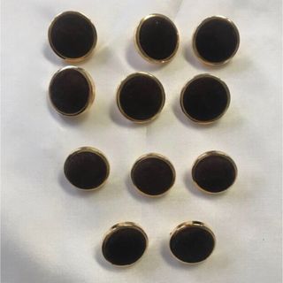 ボタン　ベルベット風　コート用(各種パーツ)