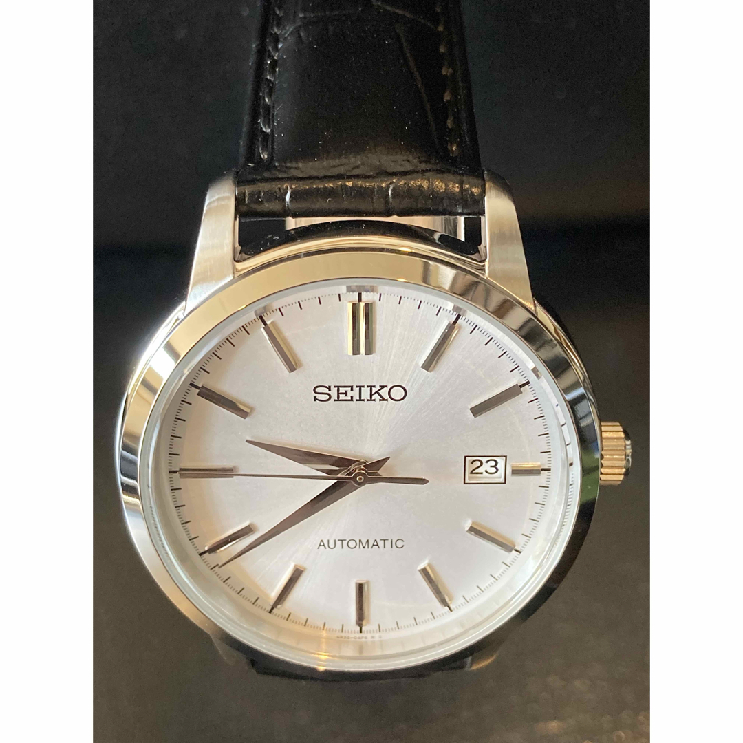 SEIKO(セイコー)の未使用　セイコー　自動巻き　ホワイトシルバー　ドレスウォッチ　GS　KS メンズの時計(腕時計(アナログ))の商品写真