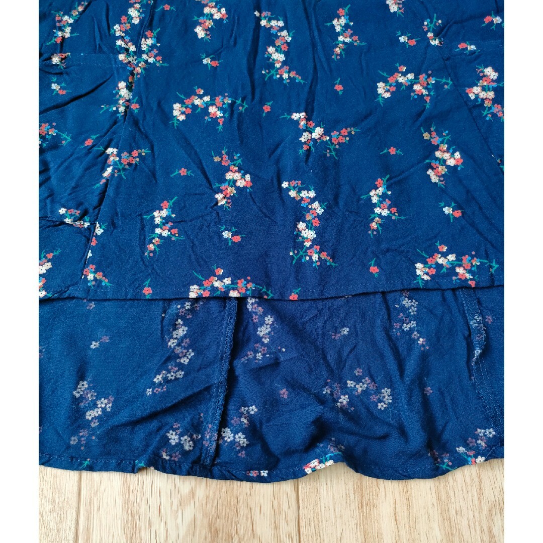 Old Navy(オールドネイビー)のOLD NAVY 花柄タンクトップフィッシュテールワンピース 110cm キッズ/ベビー/マタニティのキッズ服女の子用(90cm~)(ワンピース)の商品写真