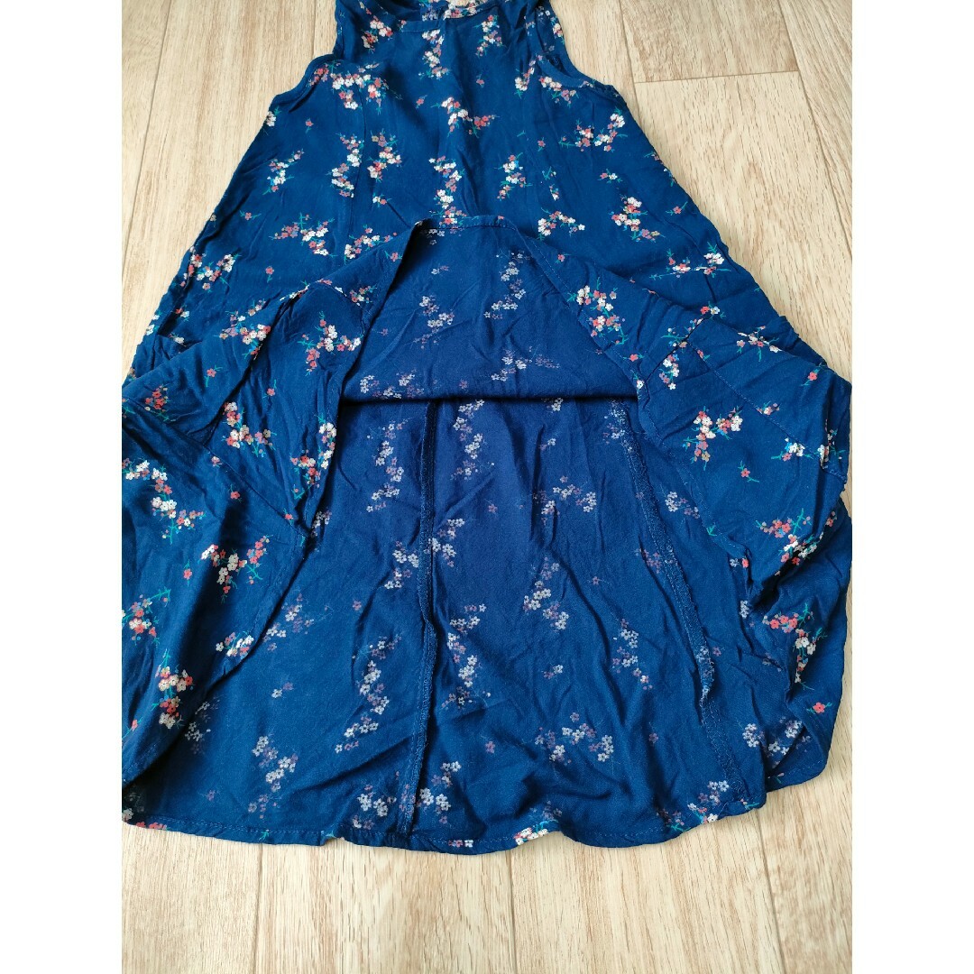 Old Navy(オールドネイビー)のOLD NAVY 花柄タンクトップフィッシュテールワンピース 110cm キッズ/ベビー/マタニティのキッズ服女の子用(90cm~)(ワンピース)の商品写真