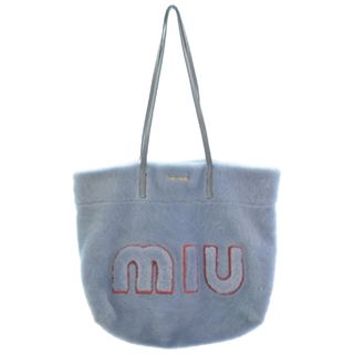 ミュウミュウ(miumiu)のMiu Miu ミュウミュウ トートバッグ - 水色xピンク 【古着】【中古】(トートバッグ)