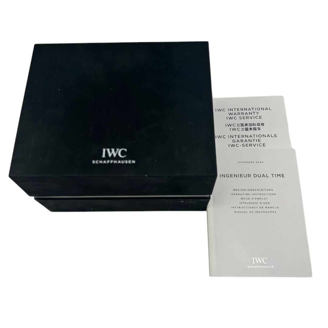 IWC(インターナショナルウォッチカンパニー)の　インターナショナルウォッチカンパニー IWC インヂュニア デュアルタイム IW324402 ブラック ステンレススチール レディース 腕時計 レディースのファッション小物(腕時計)の商品写真