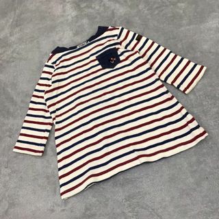 ミキハウス(mikihouse)の【 mikihouse 】ミキハウス(80) ボーダー 長袖 トップス(Ｔシャツ)