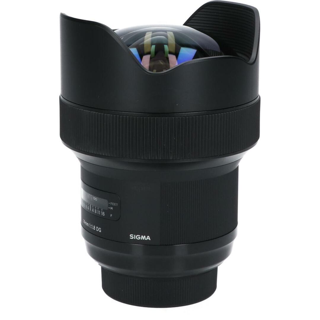 SIGMA(シグマ)のＳＩＧＭＡ　ニコン１４ｍｍ　Ｆ１．８ＤＧ　ＨＳＭ（Ａ） スマホ/家電/カメラのカメラ(レンズ(ズーム))の商品写真