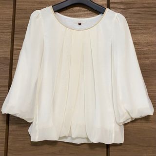 プロポーションボディドレッシング(PROPORTION BODY DRESSING)のプロポーションボディドレッシング　タックシフォンブラウス　とろみ生地(シャツ/ブラウス(長袖/七分))