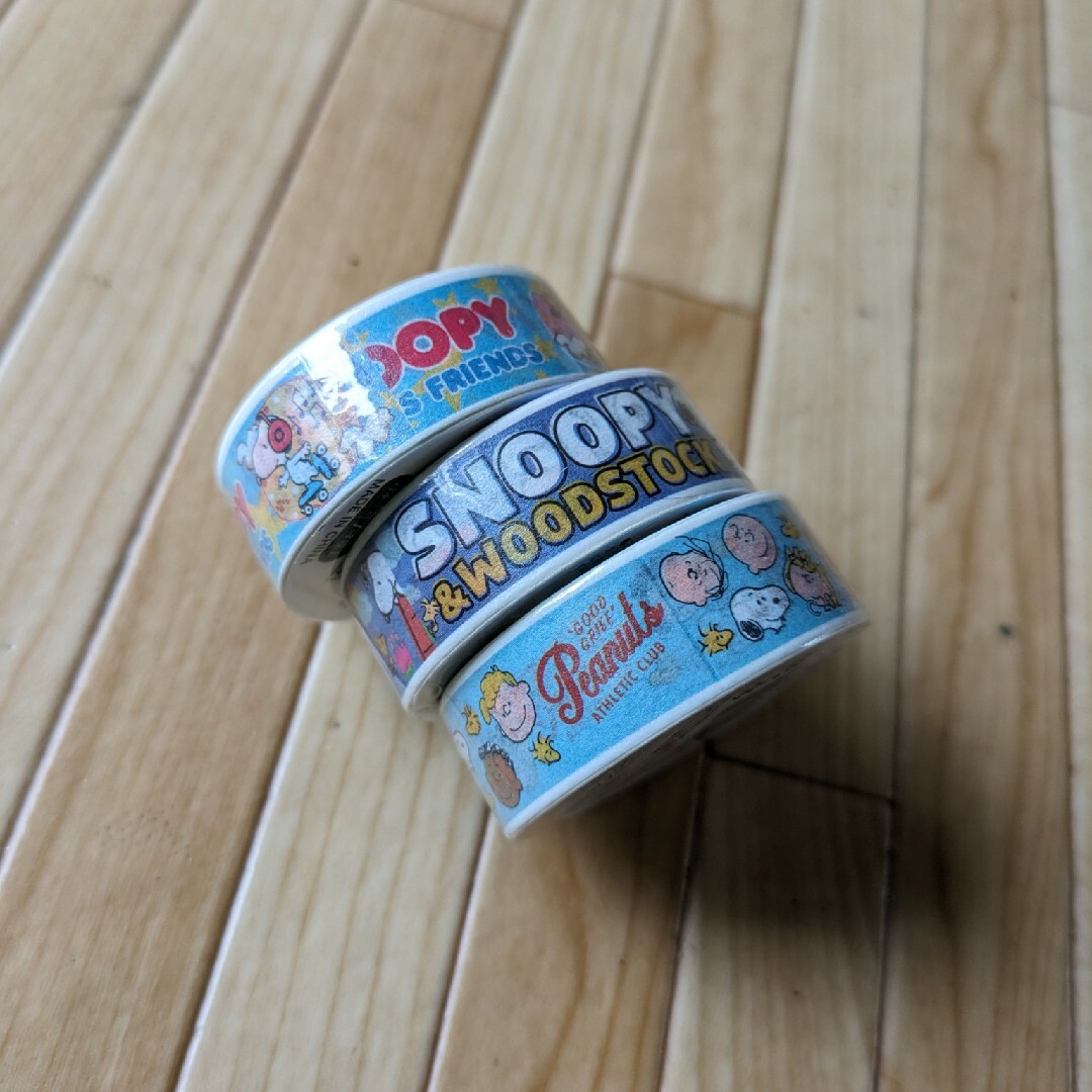 SNOOPY(スヌーピー)の未使用　SNOOPY　カラーボールペン＆マスキングテープ エンタメ/ホビーのおもちゃ/ぬいぐるみ(キャラクターグッズ)の商品写真