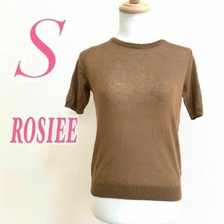 ロージー(ROSIEE)のROSIEE ロージー レディース S 半袖ニット サマーニット クルーネック(ニット/セーター)