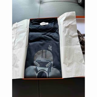 エルメス　メンズ　アメフトホースTシャツ　XL ネイビー