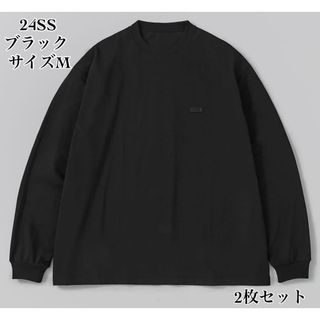 ワンエルディーケーセレクト(1LDK SELECT)のEnnoy 2Pack L/S T-Shirts (ブラック) スタイリスト私物(Tシャツ/カットソー(七分/長袖))