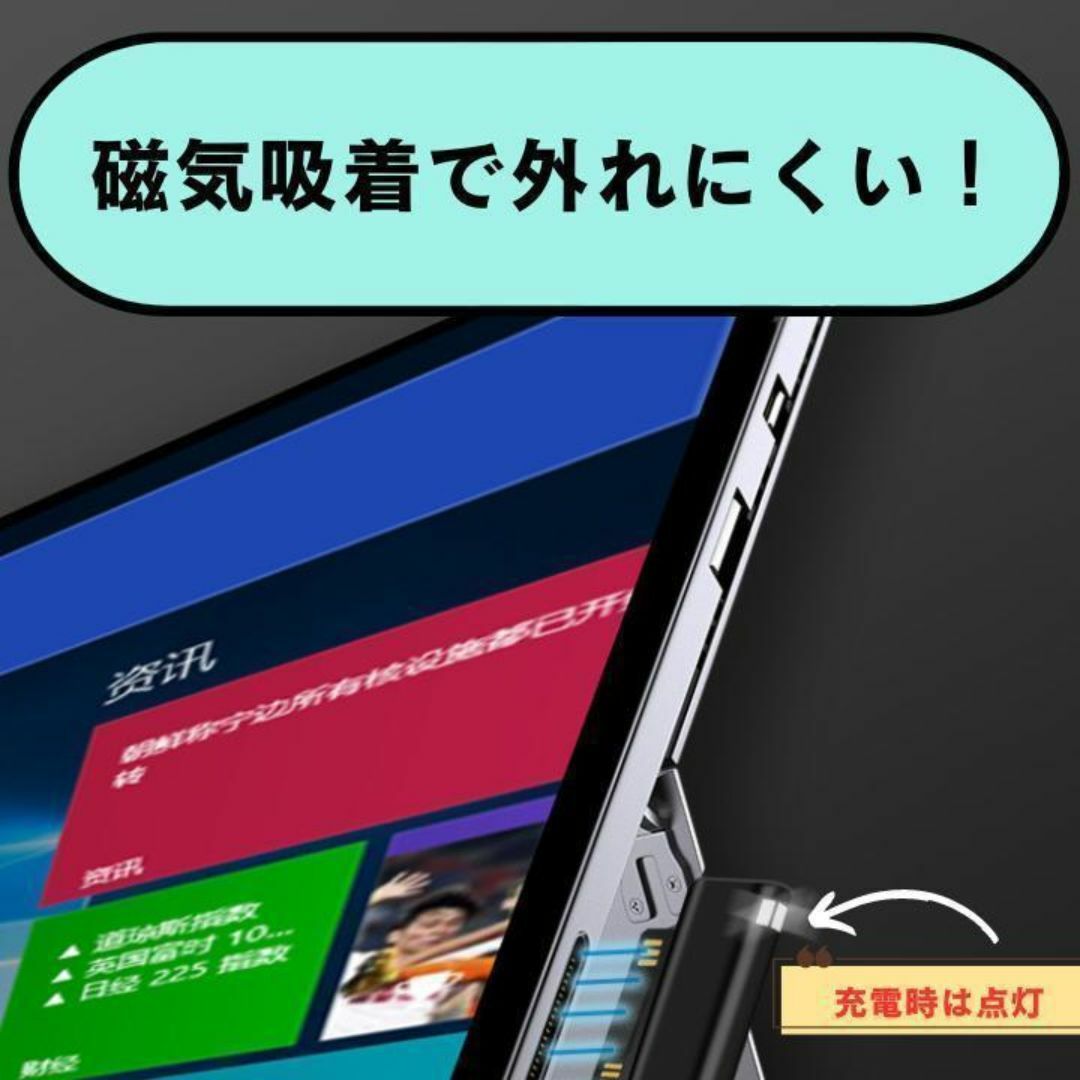 Surface 充電器 変換アダプタ USB type-C PD充電 スマホ/家電/カメラのPC/タブレット(ノートPC)の商品写真