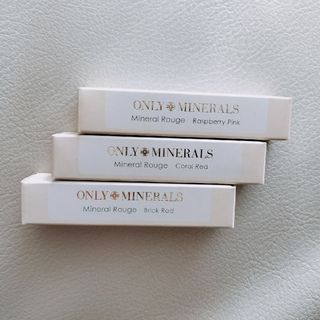 オンリーミネラル(ONLY MINERALS )のオンリーミネラル ミネラルルージュN 3色セット(口紅)