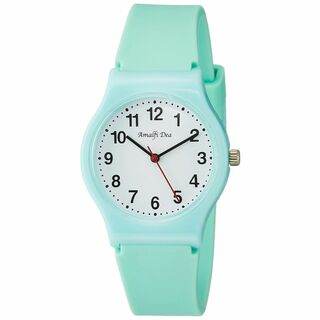 色:ブルーアリアス 腕時計 アナログ アマルフィディア 防水 ウレタンベルト(腕時計)
