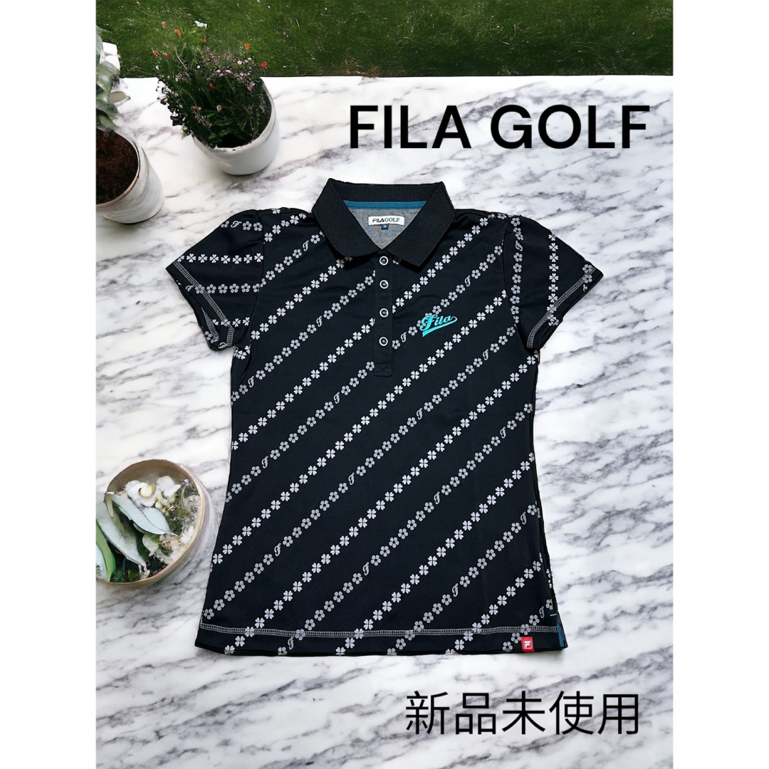 FILA(フィラ)のFILA GOLF フィラ　ゴルフウェア　半袖　ポロシャツ　新品　未使用 スポーツ/アウトドアのゴルフ(ウエア)の商品写真