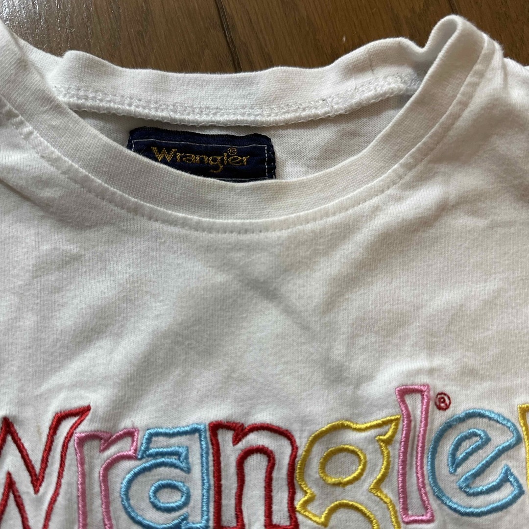 Wrangler(ラングラー)の夏服 100センチ Tシャツ キッズ/ベビー/マタニティのキッズ服女の子用(90cm~)(Tシャツ/カットソー)の商品写真