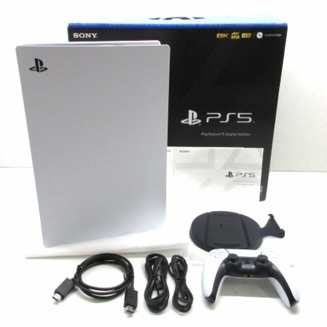 PlayStation(プレイステーション)の PlayStation5　CFI-1200B デジタルエディション エンタメ/ホビーのゲームソフト/ゲーム機本体(家庭用ゲーム機本体)の商品写真