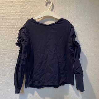 ザラキッズ(ZARA KIDS)のZARA ガール　キッズ　異素材　トップス　128  130(Tシャツ/カットソー)