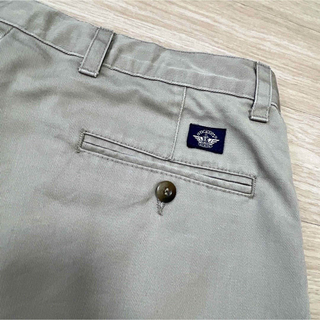 Levi's(リーバイス)のUSA製　DOCKERS　チノパン　ワークパンツ　ベージュ　ワイド　W34　古着 メンズのパンツ(チノパン)の商品写真