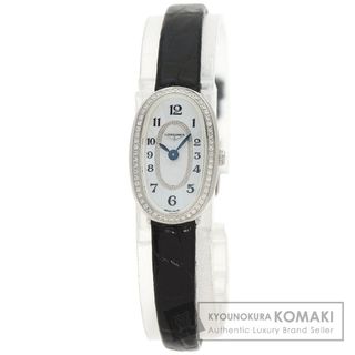 ロンジン(LONGINES)のLONGINES L2.304.0.83.0 サンフォネット ダイヤモンド 腕時計 SS 革 ダイヤモンド レディース(腕時計)