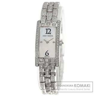 ハリーウィンストン(HARRY WINSTON)のHARRY WINSTON 332LQW アベニューC ミニ 前面 ダイヤモンド 腕時計 K18WG K18WG ダイヤモンド レディース(腕時計)