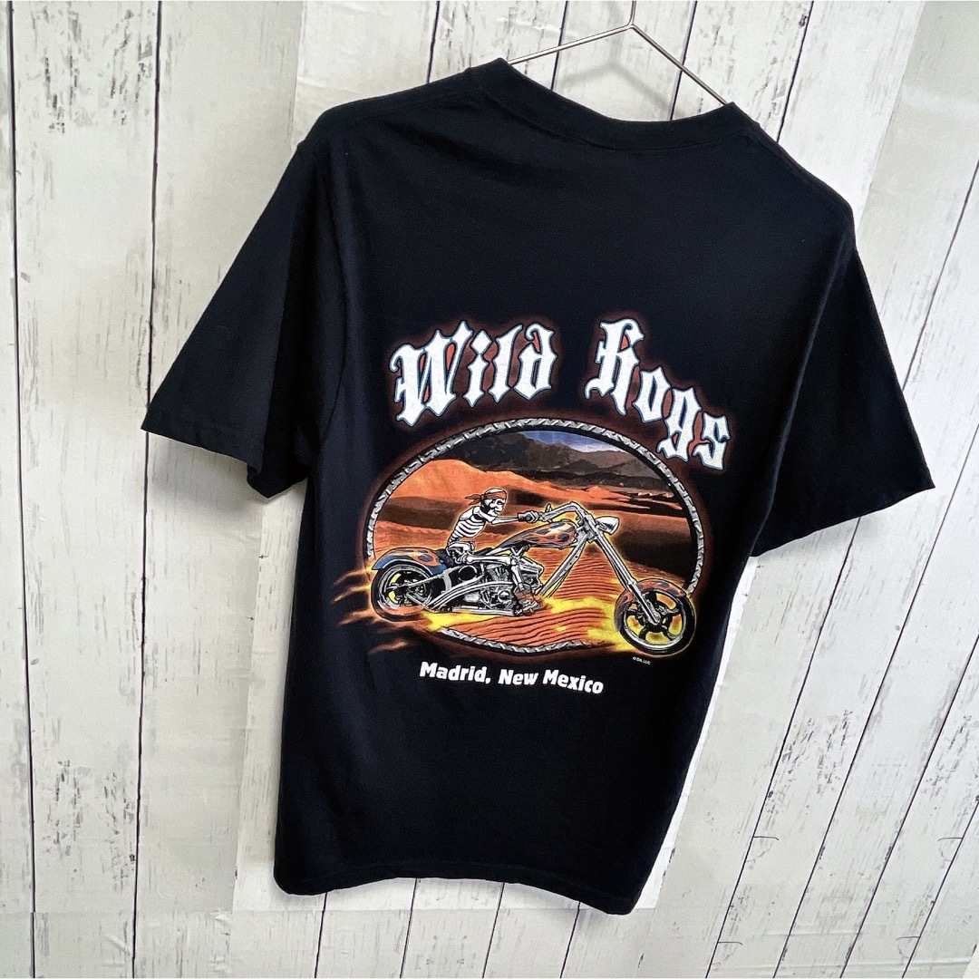 FRUIT OF THE LOOM(フルーツオブザルーム)のフルーツオブザルーム　Tシャツ　ブラック　ムービー　Wild Hogs　バイク メンズのトップス(Tシャツ/カットソー(半袖/袖なし))の商品写真