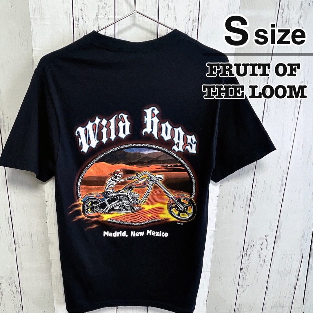 FRUIT OF THE LOOM(フルーツオブザルーム)のフルーツオブザルーム　Tシャツ　ブラック　ムービー　Wild Hogs　バイク メンズのトップス(Tシャツ/カットソー(半袖/袖なし))の商品写真