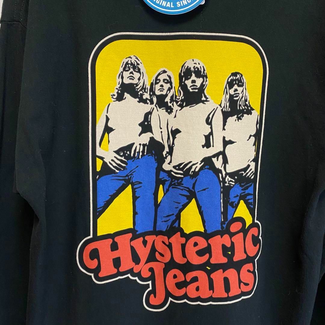 HYSTERIC GLAMOUR(ヒステリックグラマー)の✨先着1点限り✨hysteric glamour ロングTシャツ ブラック M レディースのトップス(Tシャツ(長袖/七分))の商品写真