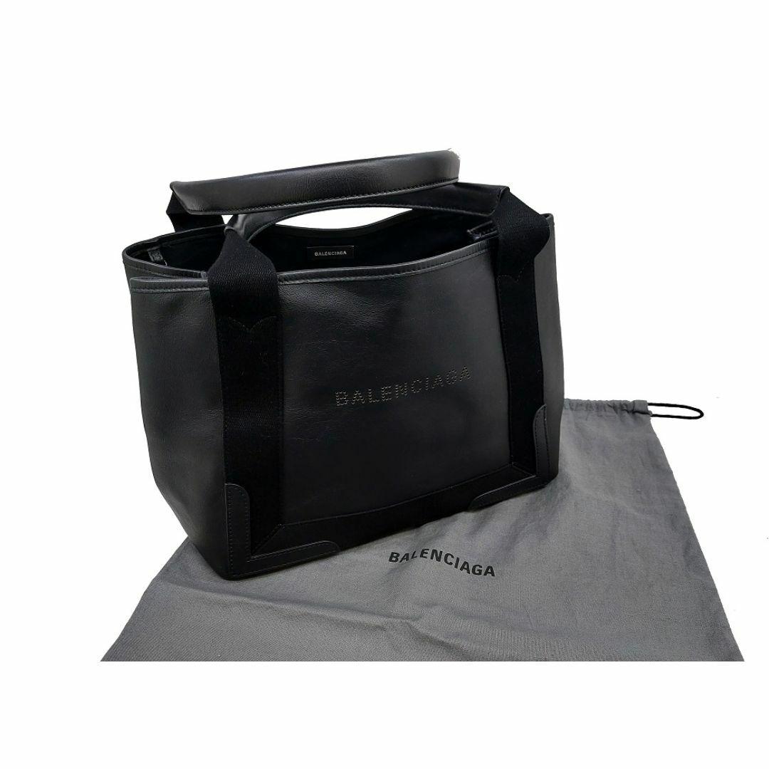 Balenciaga(バレンシアガ)の極美品！BALENCIAGA【バレンシアガ】ネイビーカバ S スモール トート レディースのバッグ(トートバッグ)の商品写真