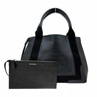 バレンシアガ(Balenciaga)の極美品！BALENCIAGA【バレンシアガ】ネイビーカバ S スモール トート(トートバッグ)