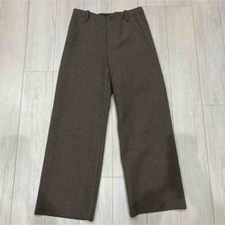 サンシー(SUNSEA)のSUNSEA フェルト　ストレッチ　パンツ　スラックス　サンシー　日本製　メンズ(スラックス)