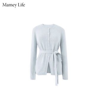 Mamey Life 春の新しい服、韓国系茶系、フルセット、おとなしい二点セット(シャツ/ブラウス(長袖/七分))