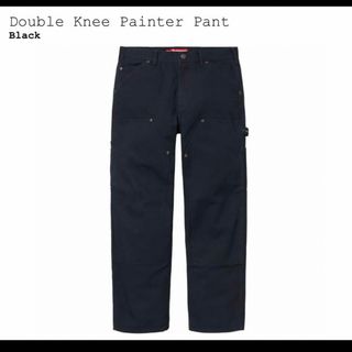 Supreme - Supreme Double Knee Painter Pant "Black"