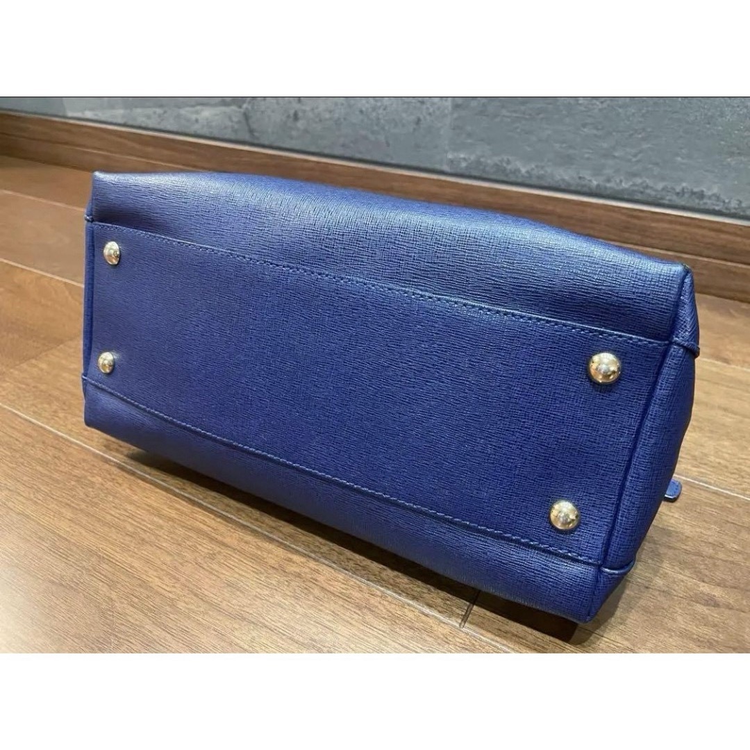 Furla(フルラ)のFURLA フルラ 【美品】パイパー　ネイビー　美品 レディースのバッグ(トートバッグ)の商品写真