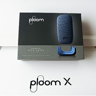 【新品】PloomX／ファブリックバックカバー（ブルー）／ADVANCED(タバコグッズ)