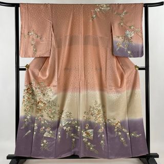 訪問着 身丈158cm 裄丈63cm 正絹 秀品 【中古】(着物)