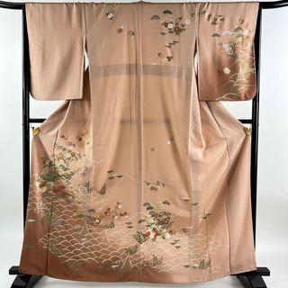 訪問着 身丈163.5cm 裄丈65.5cm 正絹 秀品 【中古】(着物)