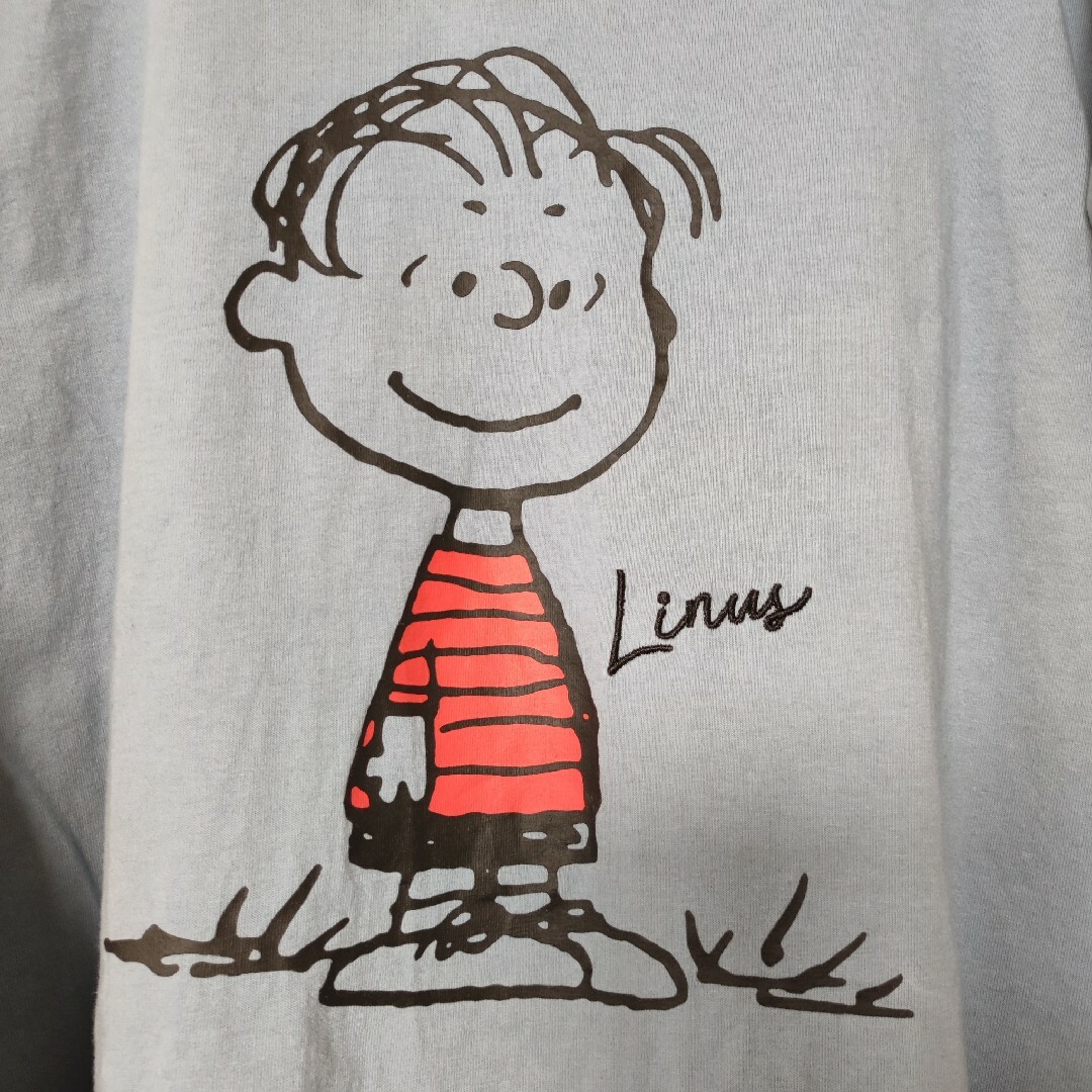 PEANUTS(ピーナッツ)のピーナッツ　ビッグシルエット　スウェットＴシャツ　ライナス メンズのトップス(Tシャツ/カットソー(七分/長袖))の商品写真