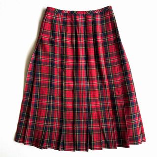 コムデギャルソン(COMME des GARCONS)の《美品》COMME des GARCONS プリーツスカート チェック M(ロングスカート)