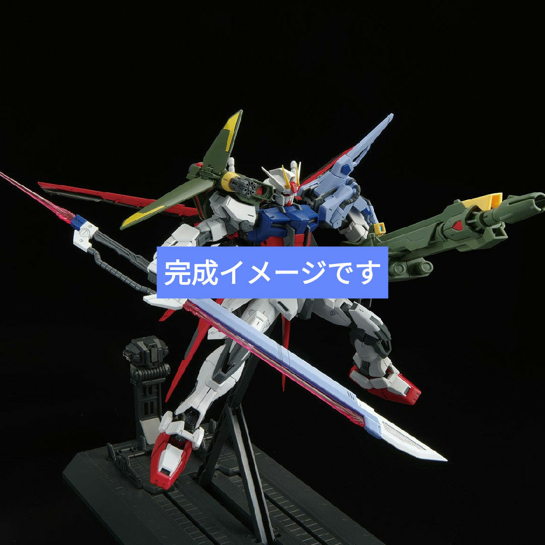 BANDAI(バンダイ)のMG 1／100 限定　パーフェクトストライクガンダムグランドスラム装備型 エンタメ/ホビーのおもちゃ/ぬいぐるみ(模型/プラモデル)の商品写真