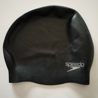 スピード(SPEEDO)の■SPEEDO スピード■スイミングキャップ■シリコン■ブラック■大人用■(マリン/スイミング)