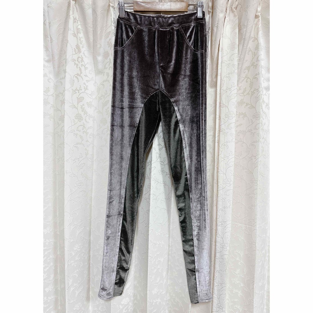 JUEMI(ジュエミ)のjuemi●定価5900円●Mesh Luster Velour Pants レディースのパンツ(その他)の商品写真