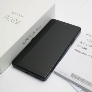 エクスペリア(Xperia)の新品同様 Xperia Ace III SO-53C ブラック M333(スマートフォン本体)